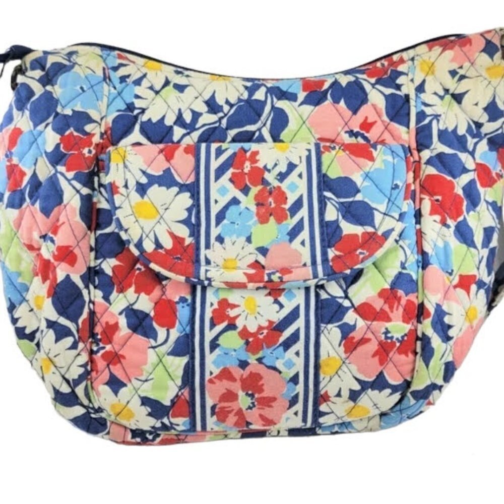 Vera Bradley Summer Cottage Crossbody Shoulder Bag